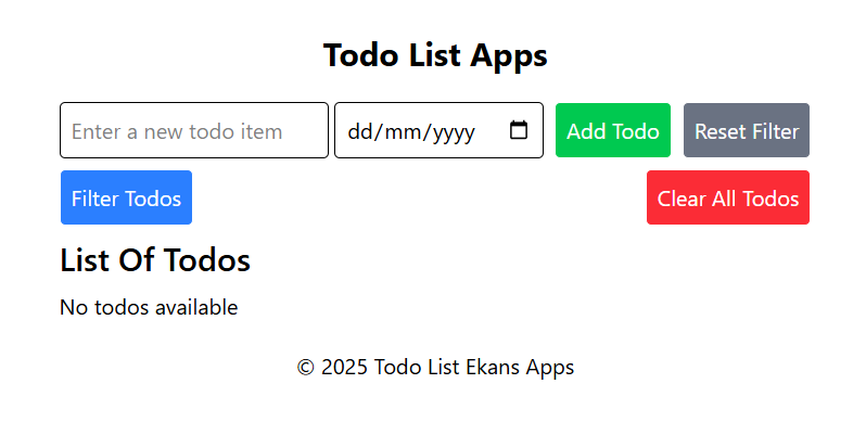 Todo List Apps